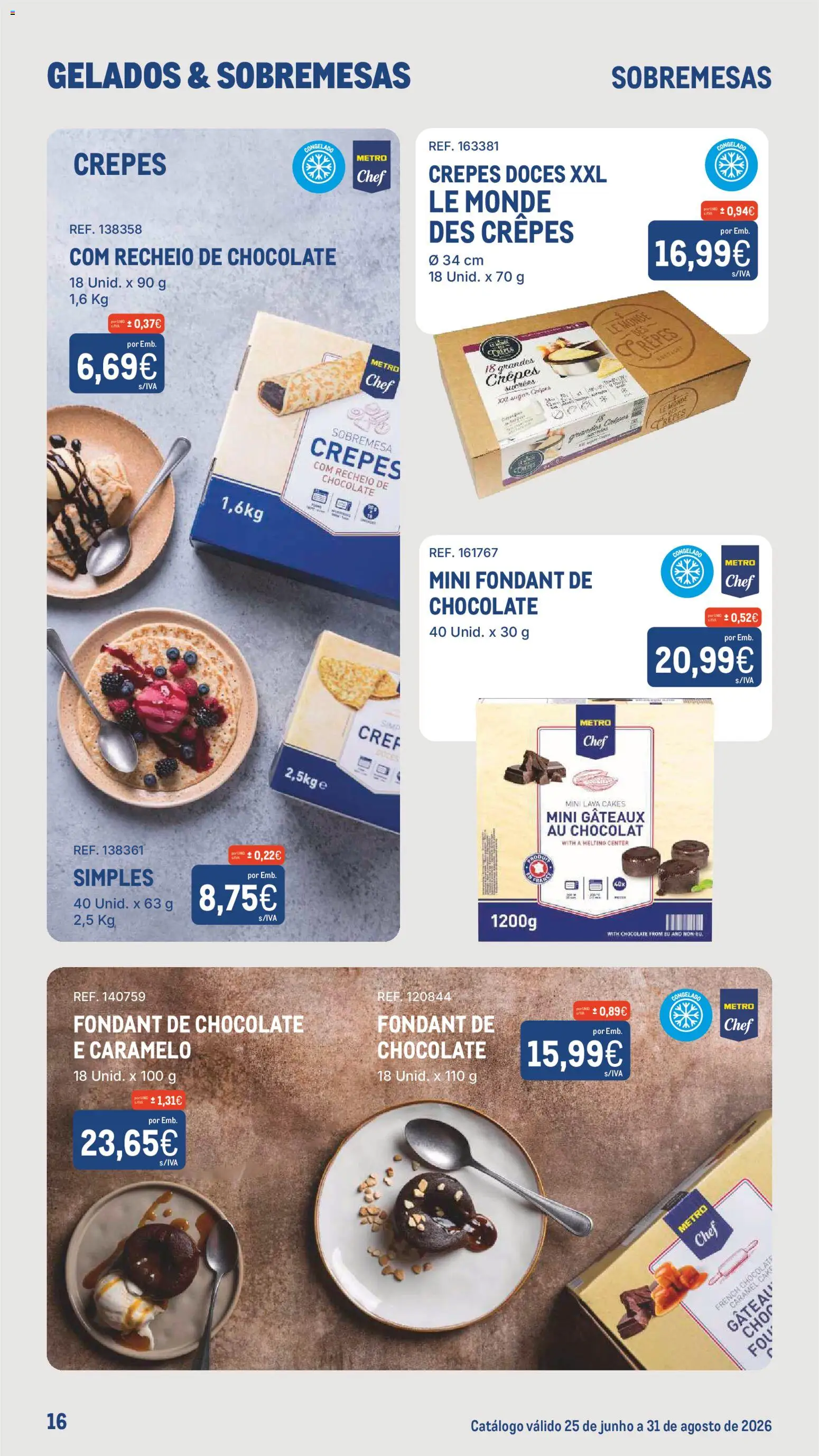 Makro Especial Gelados  Sobremesas │ válido de 25/06/2026 | Página: 16