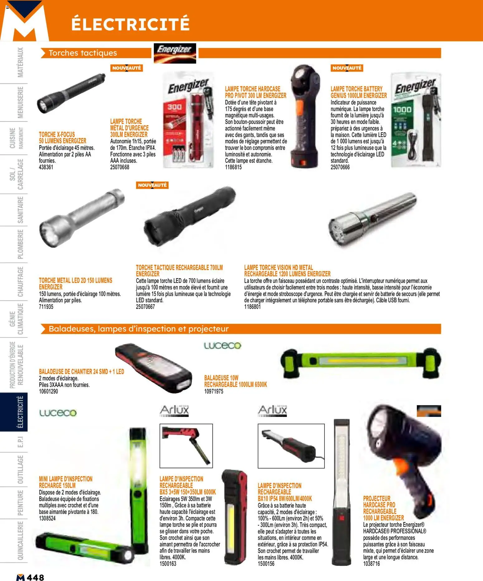 {H1} | Page: 448 | Produits: Téléphone, USB, Base, Piles