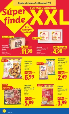 Vista previa CHEF SELECT Nuggets de pavo, 1,5 kg válido desde el 01.06.2026 | Página: 34