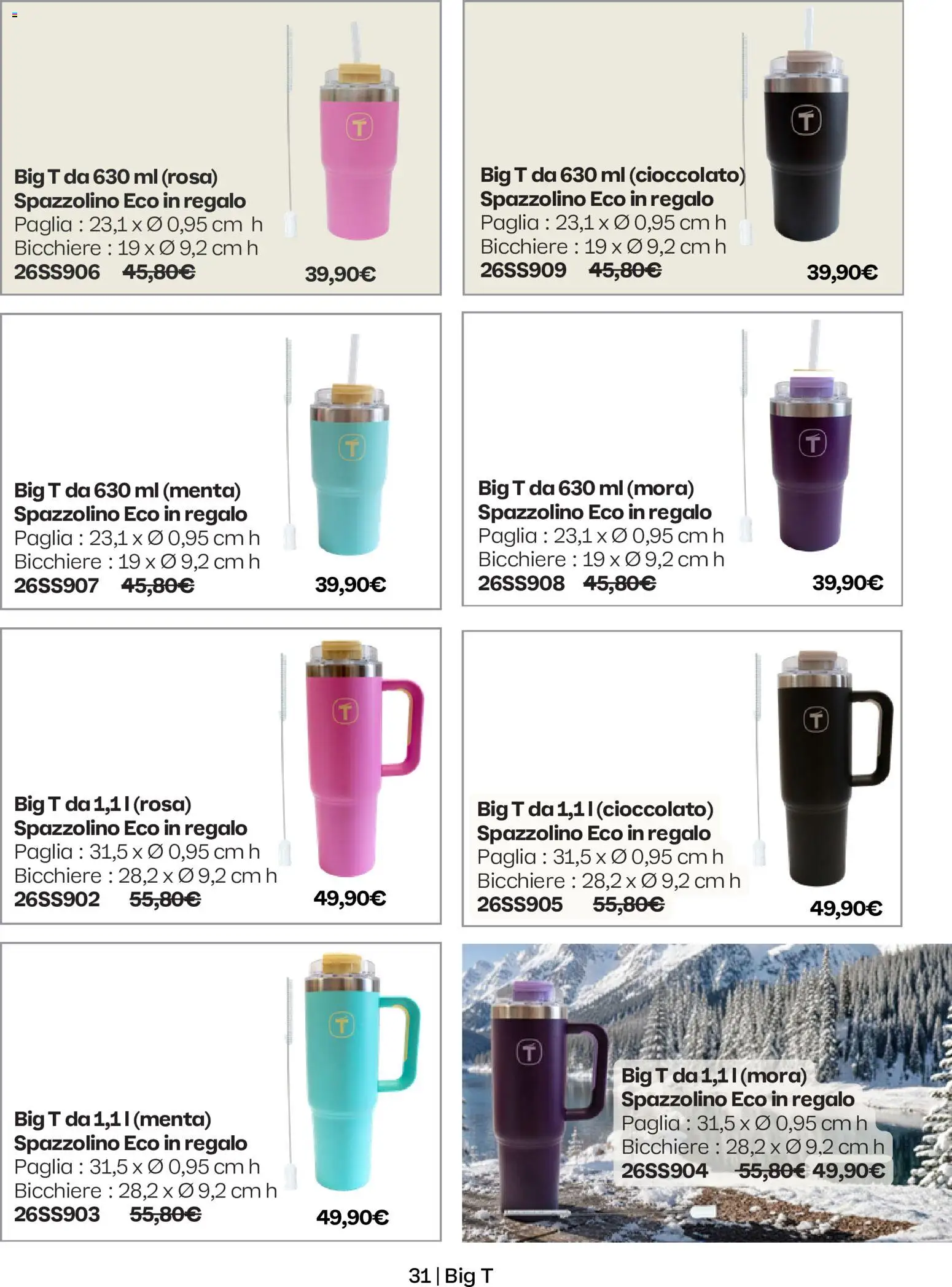 Volantino Tupperware del 01/10/2026 | Pagina: 31 | Prodotti: Cioccolato, Spazzolino, Bicchiere, Menta