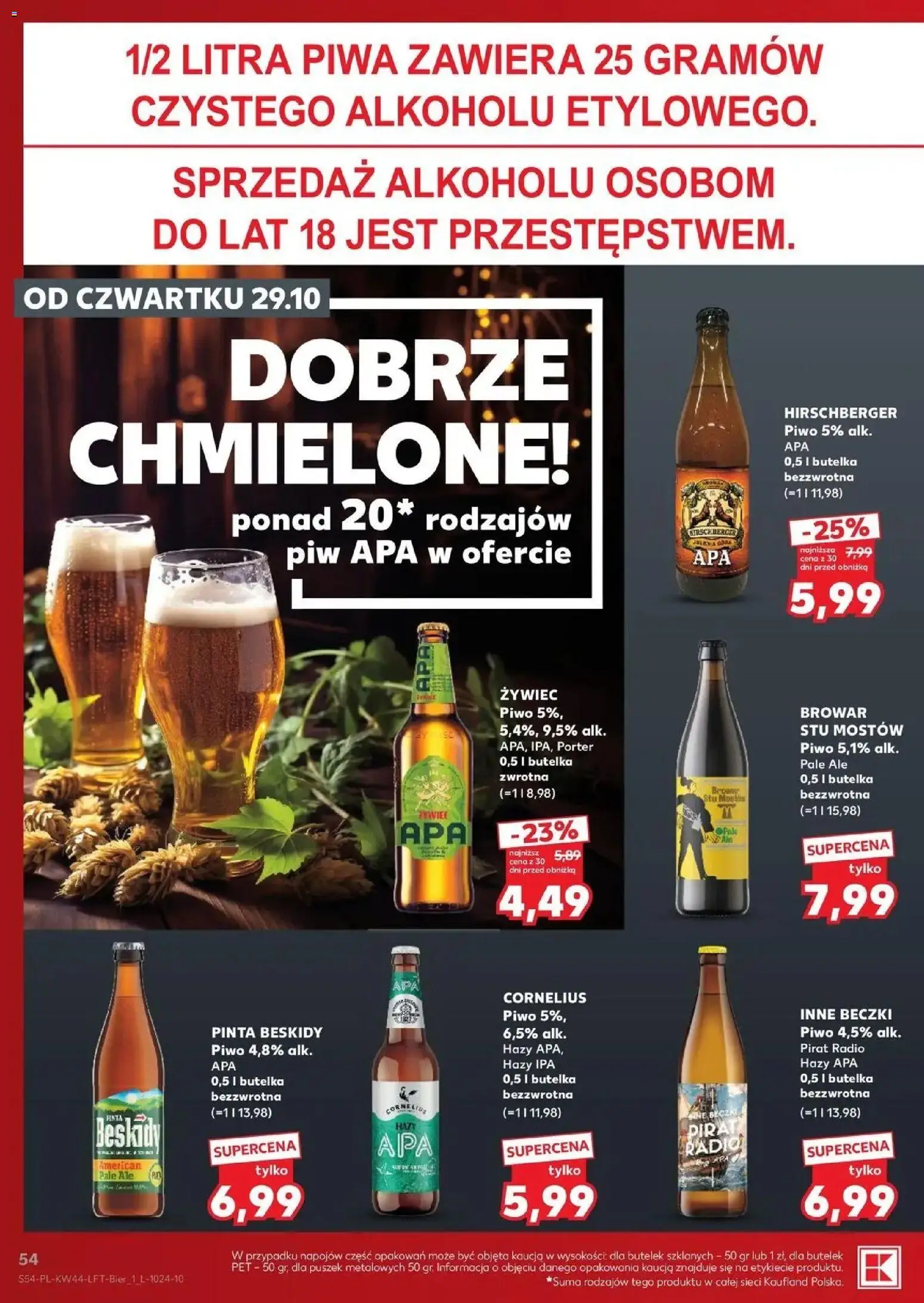 Kaufland aktualna gazetka od 29.10.2026 - od jutra PDF | Strona: 54