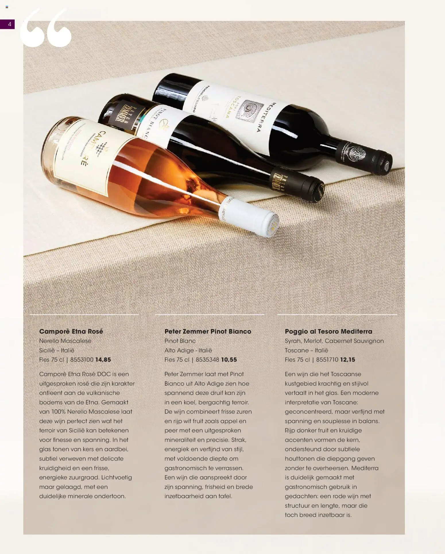 {H1} | Pagina: 4 | Producten: Druif, Fles, Appel, Peer