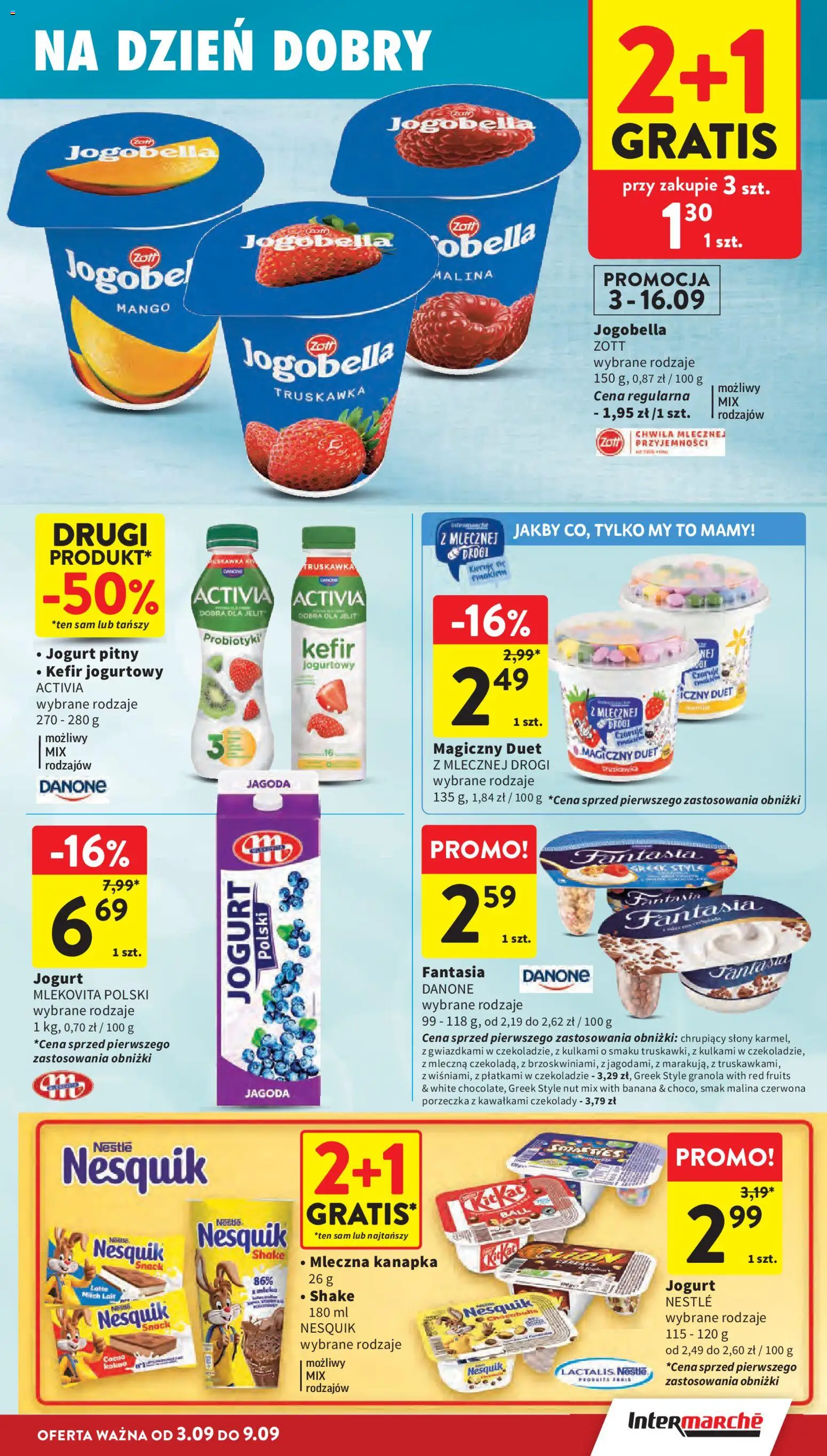 Intermarche gazetka od 03.09.2026 | Strona: 19 | Produkty: Mango, Czekolady, Kakao, Mleczna kanapka