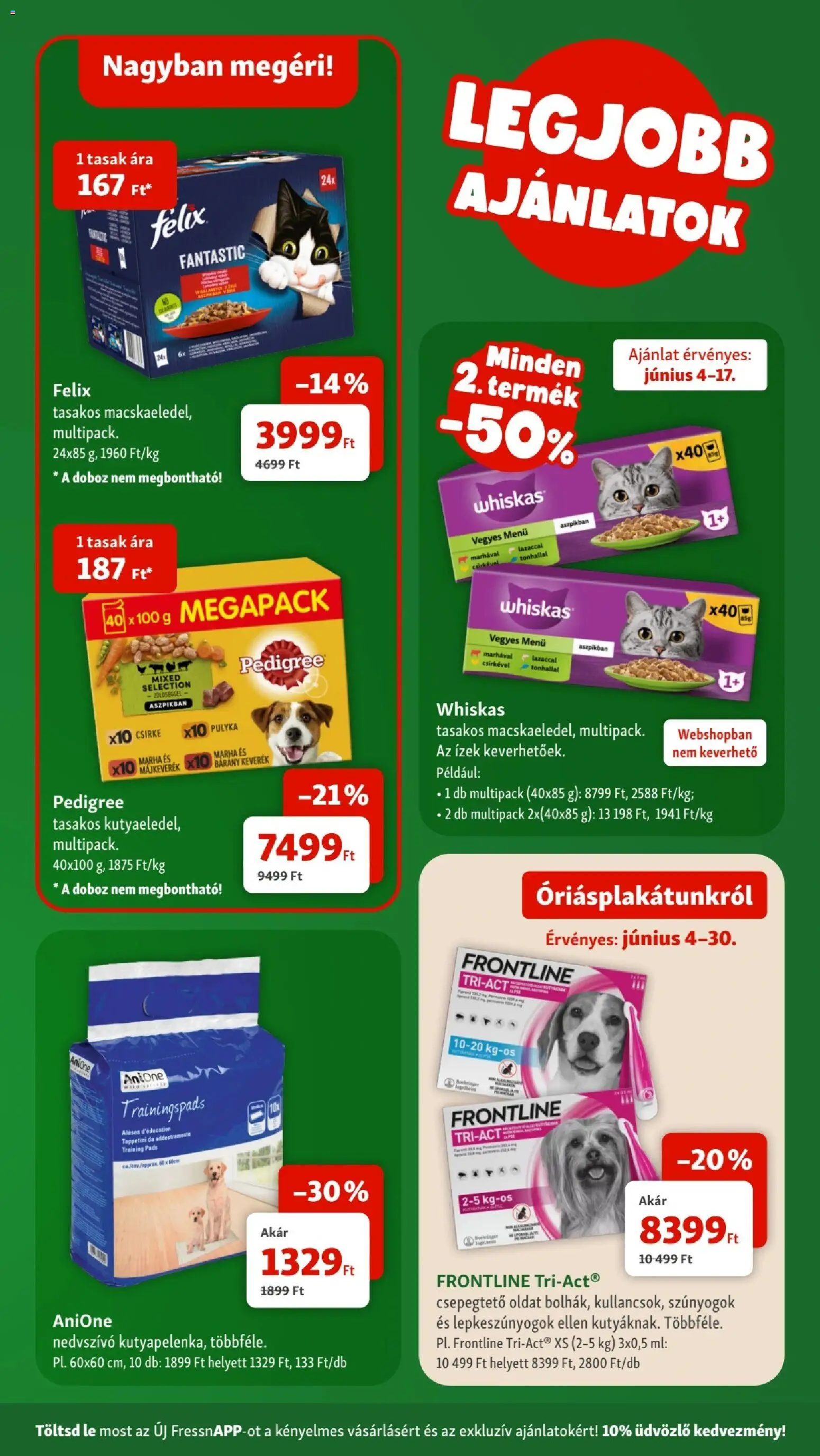 Fressnapf akciós ujság - amely érvényes a következő dátumtól: 04.06.2026 | Oldal: 2