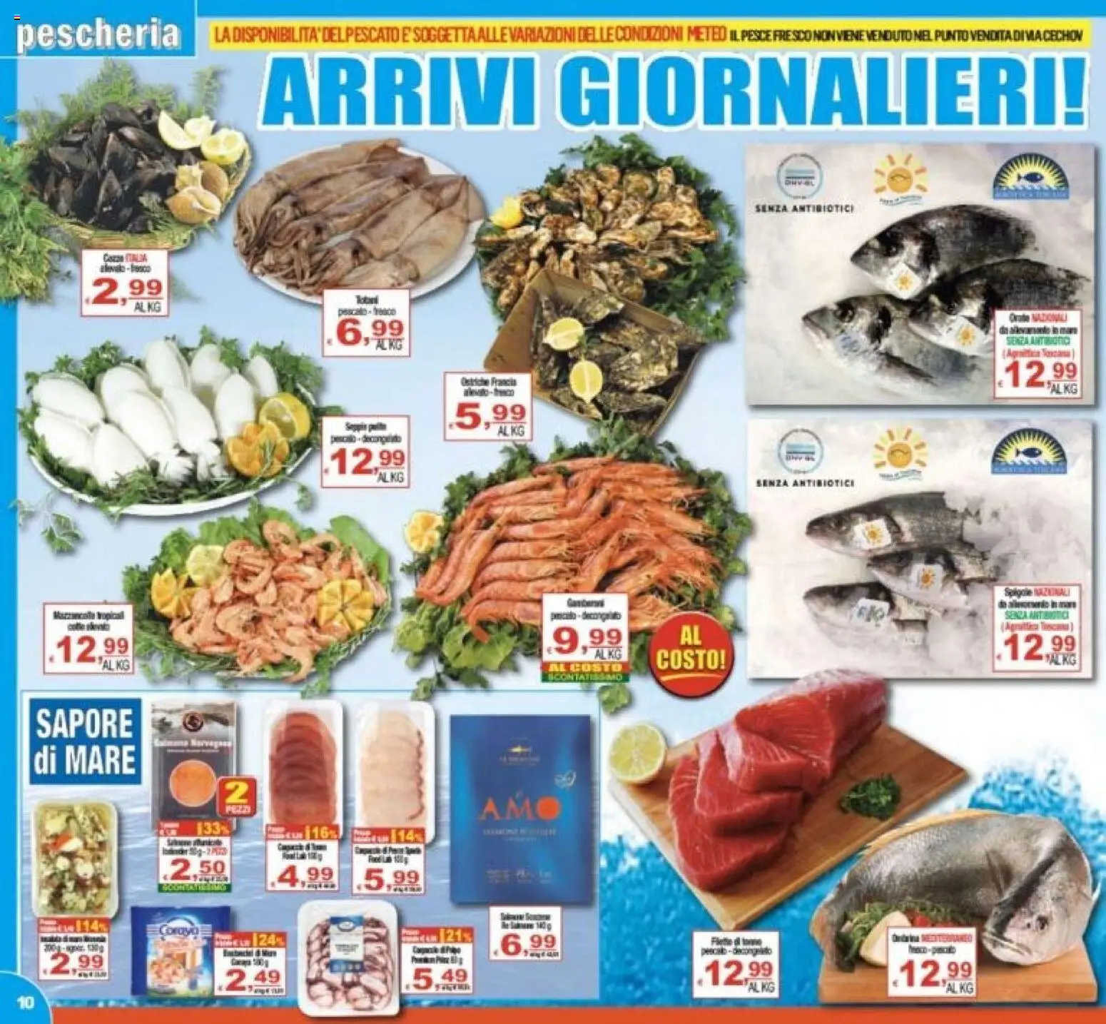 Volantino CTS del 10.06.2026 | Pagina: 10 | Prodotti: Pesce, Il pesce