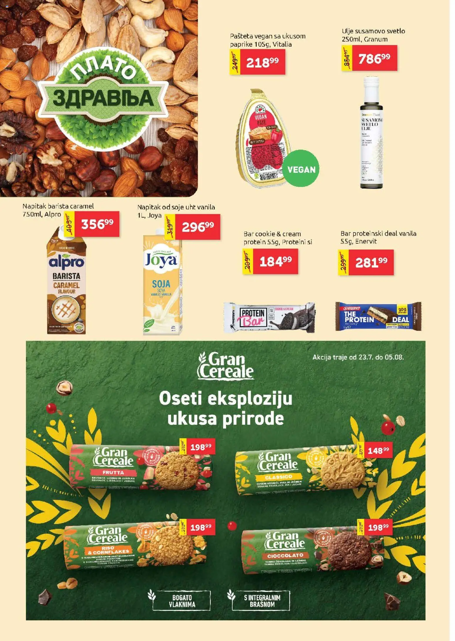 SuperVERO katalog - važi od 23.07.2026 | Strana: 12 | Proizvode: Protein, Alpro, Ulje