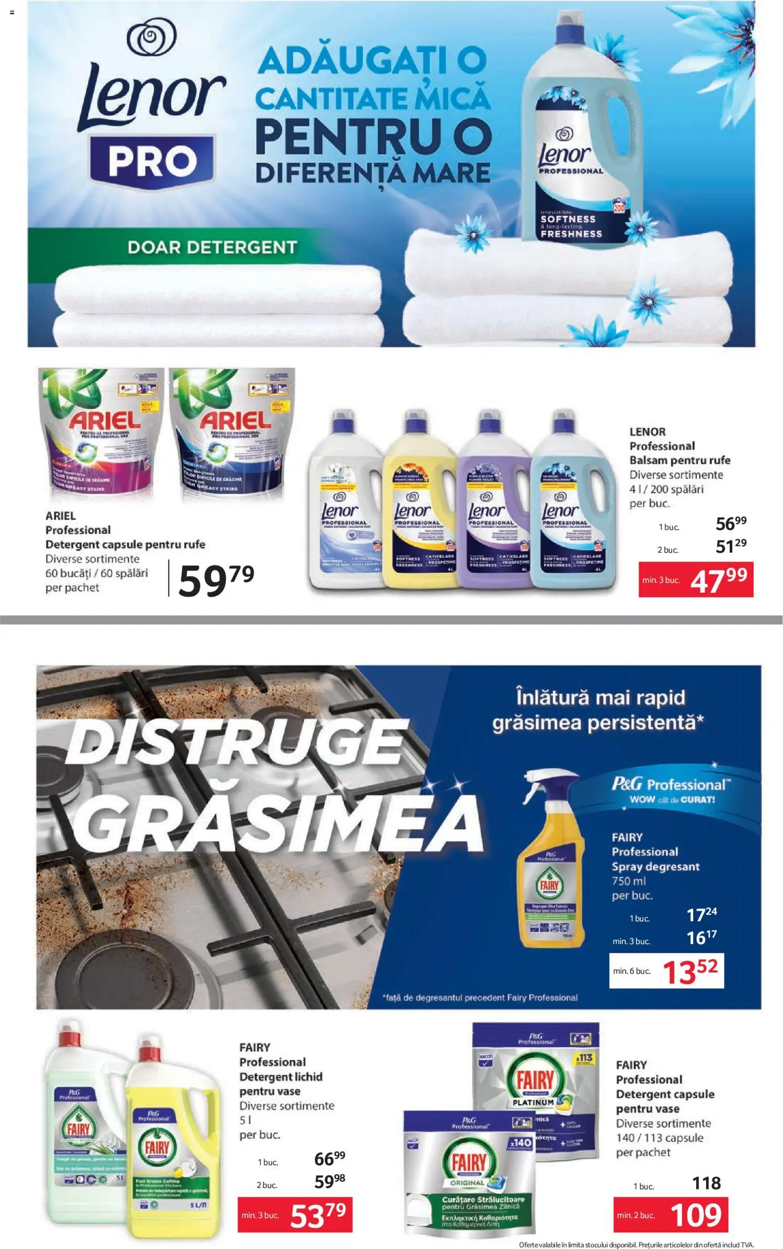 Noul catalog Selgros – valabil de la 02.10.2026 | Pagină: 28 | Produse: Detergent Capsule, Balsam, Balsam pentru rufe, Detergent