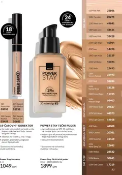 AVON katalog Avgust 2026 - pregled AVON kataloga - važi od 01.08.2026 | Strana: 43 | Proizvode: Tečni puder, Korektor, Puder
