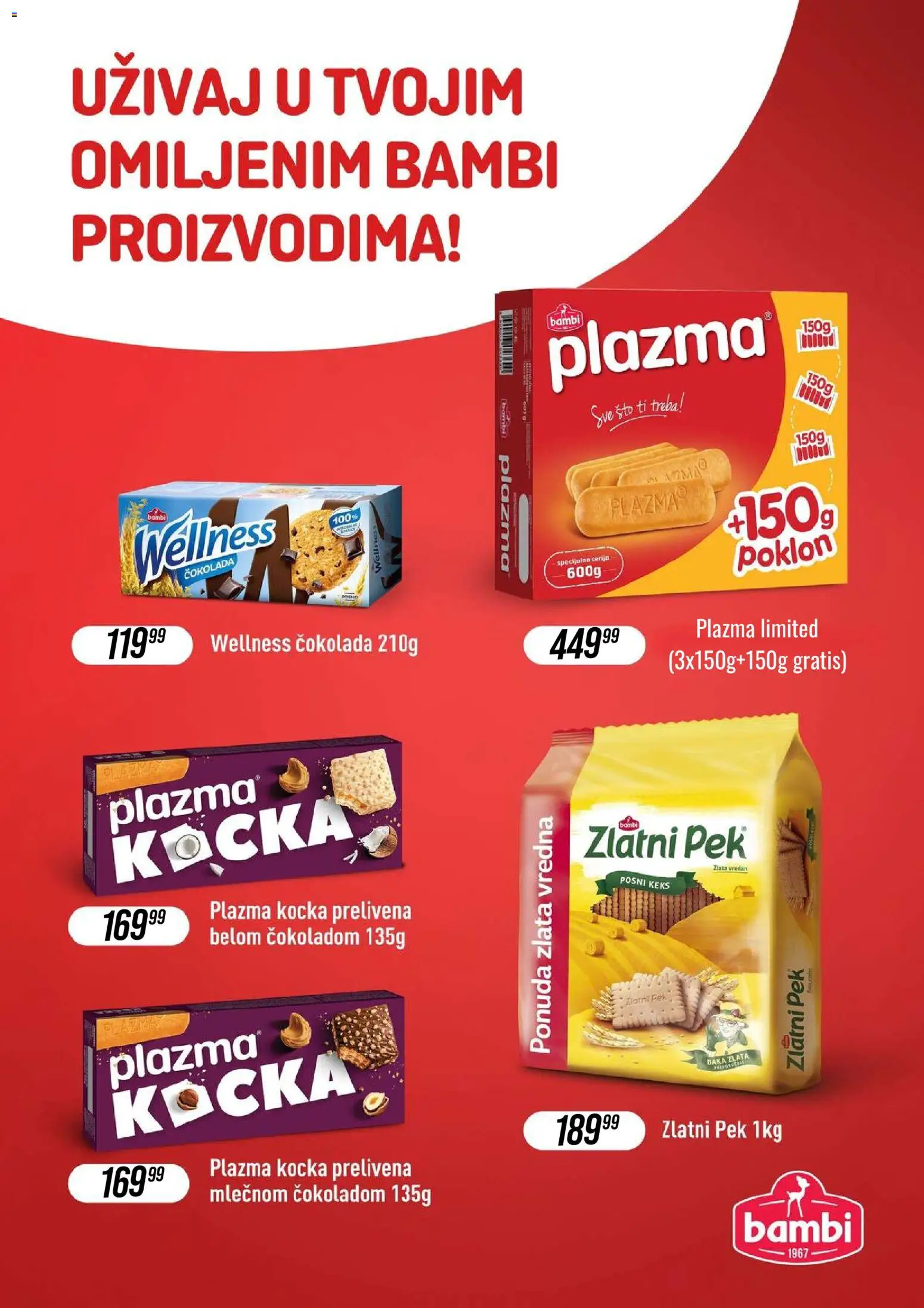 Tekijanka katalog - važi od 07.10.2026 | Strana: 3 | Proizvode: Keks, Sto, Plazma, Čokolada