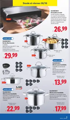 Vista previa SILVERCREST, Envasadora al vacío, Cortador de plástico integrado. Con espacio de almacenamiento integrado para todos los accesorios. Incluye: junta de repuesto, rollo de papel de envasado de 3 m, 2 tubos de vacío y 3 adaptadores para válvulas de vacío. válido desde el 26/10/2026 | Página: 25