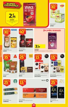 Pré-visualização Auchan folheto válido de 22/10/2026 | Página: 20 | Produtos: Delta q, Cápsulas, Nestlé, Café
