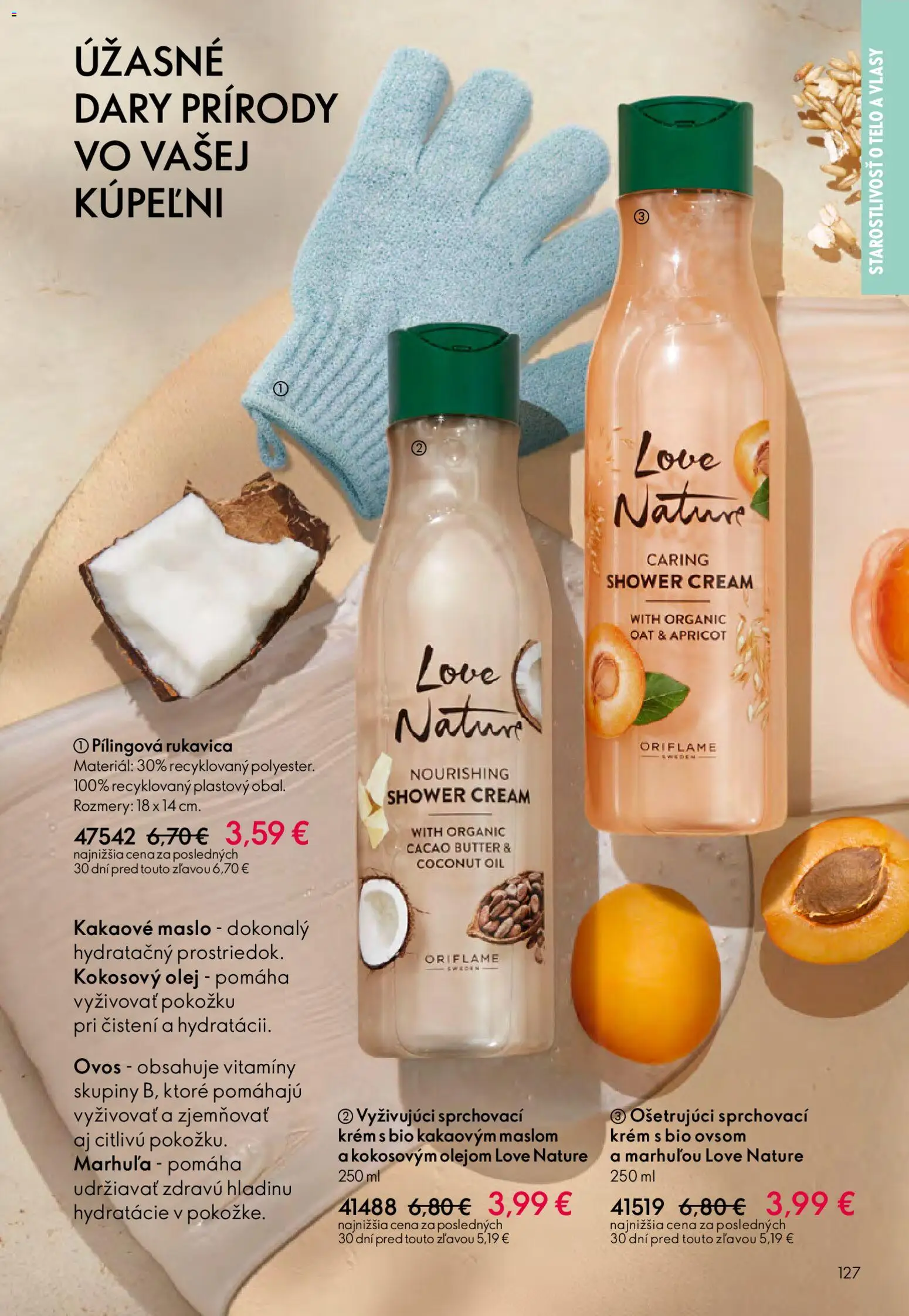 Nové Oriflame akcie – leták je platný od 25.03.2026 | Strana: 127 | Produkty: Kokosový olej, Maslo, Olej, Kakaové maslo