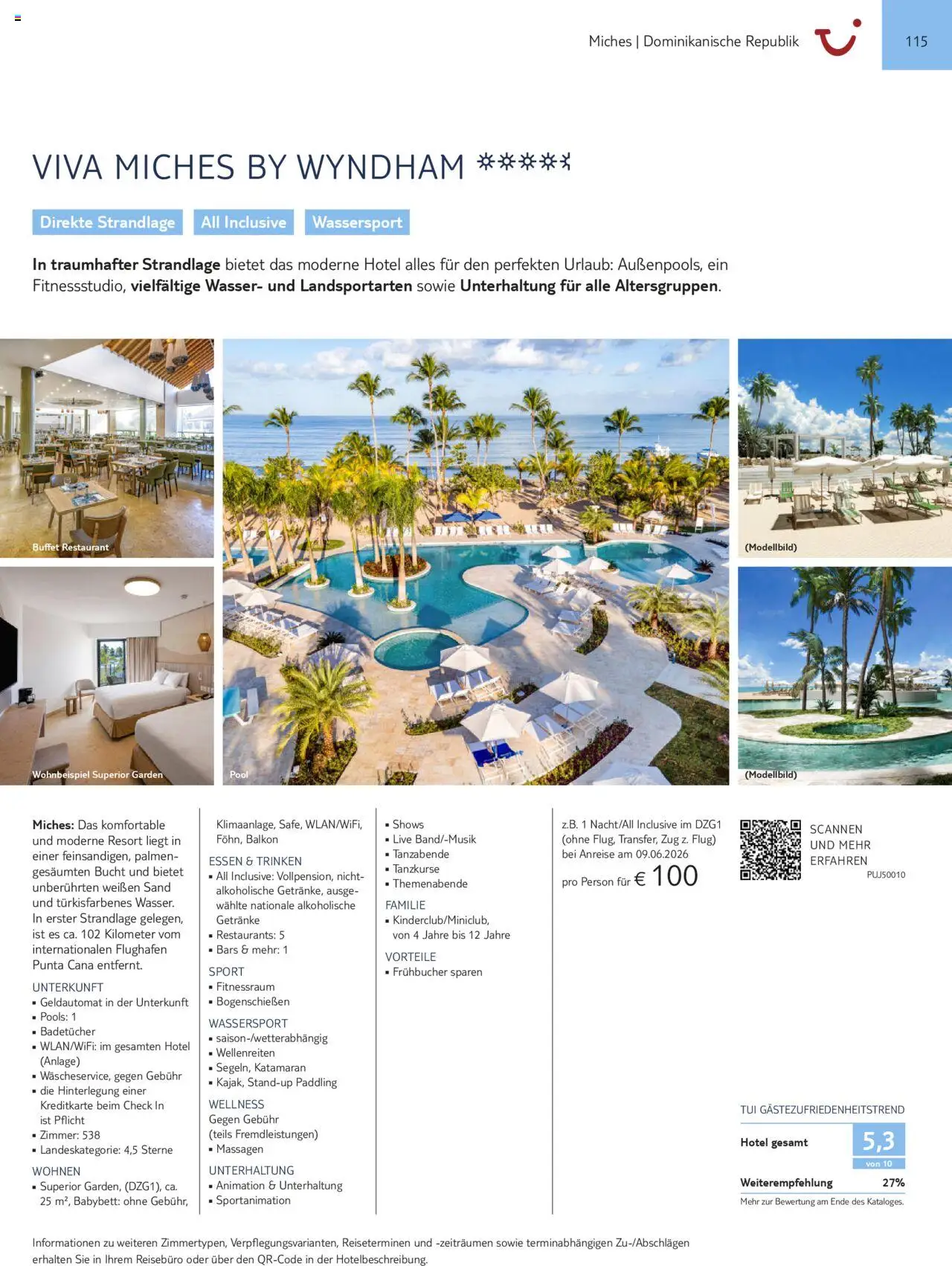 Aida - Mittelamerika & Karibik 2025/26 – gültig ab 01.11.2025 | Seite: 115 | Produkte: Babybett, Wasser