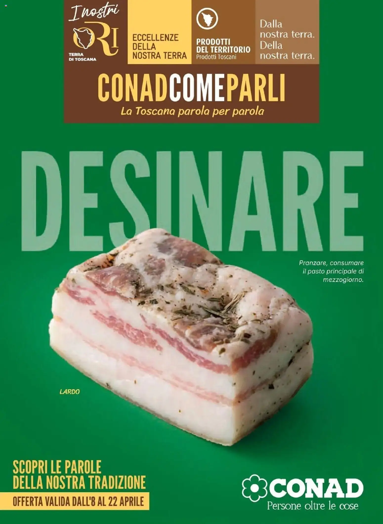 Volantino Conad del 08.04.2026 | Pagina: 1 | Prodotti: Terra