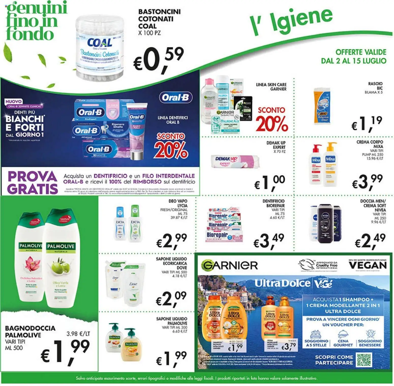 Volantino Coal del 02/07/2026 | Pagina: 25 | Prodotti: Rasoio, Sapone, Filo interdentale, Doccia