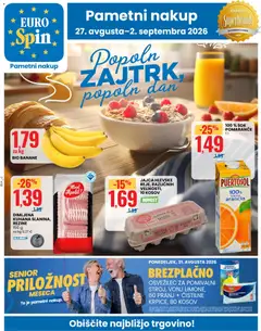 Eurospin katalog akcije – veljaven od 27.08.2026
