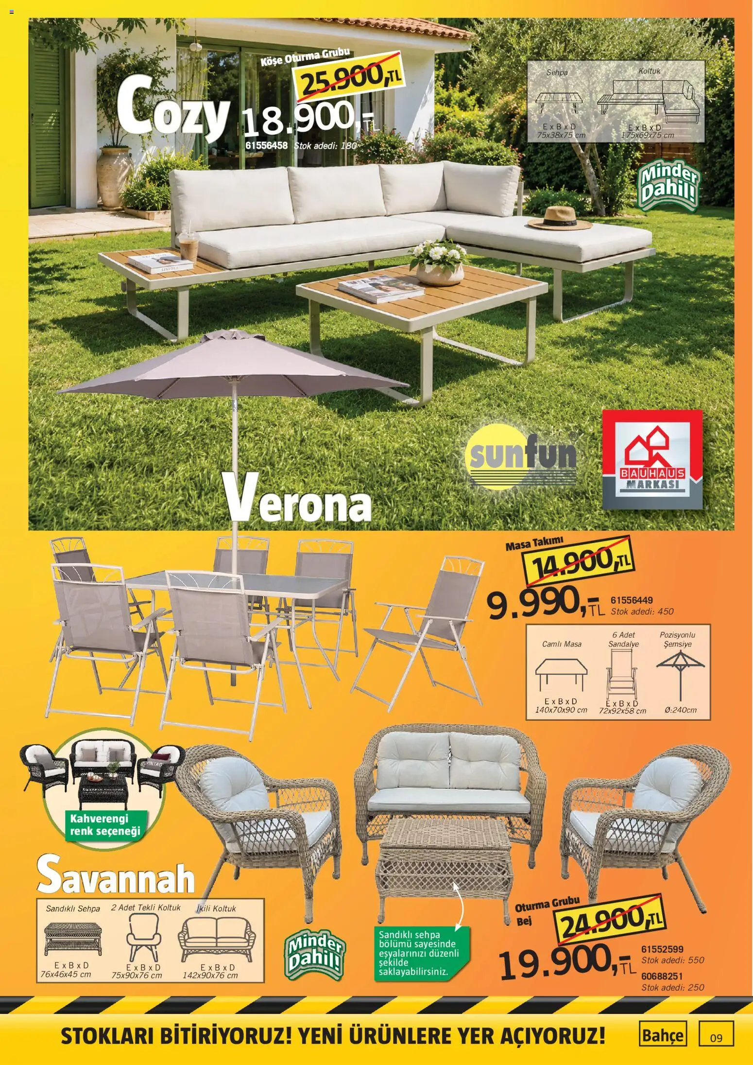 Bauhaus Katalog - 01 Ağustos 2026 tarihinden itibaren geçerlidir | Sayfa: 9