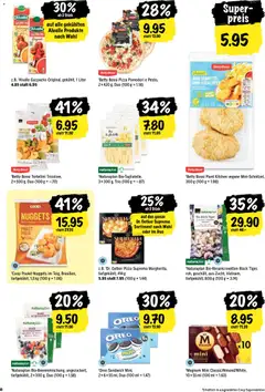 Betty Bossi Pizza Pomodori e Pesto, 2×420 g, Duo, Betty Bossi Pizza Pomodori e Pesto, 2×420 g, Duo (100 g = 1.18) ab 16.07.2026 gültig | Seite: 8