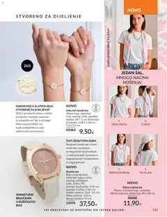 Avon Katalog - Pregled kataloga iz trgovine Avon, vrijedi od 01.05.2026 | Stranica: 133 | Proizvodi: Vrata, Šal, Sat, Narukvica