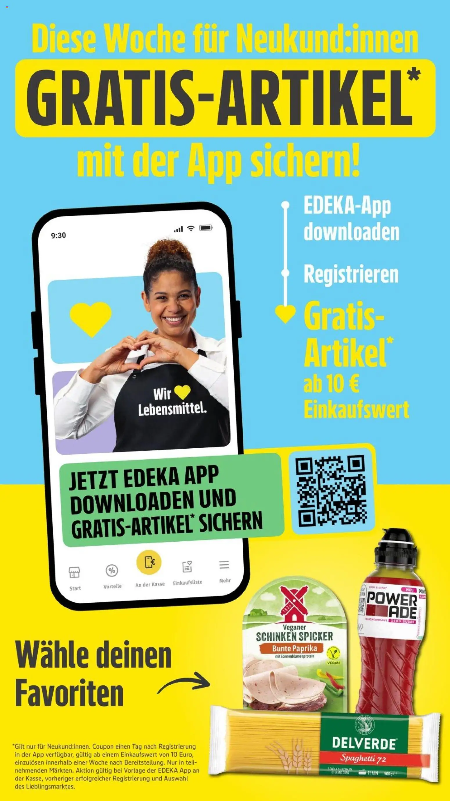 Edeka Prospekt Stuttgart – gültig ab 17.08.2026 | Seite: 3 | Produkte: Spaghetti, Paprika, Schinken
