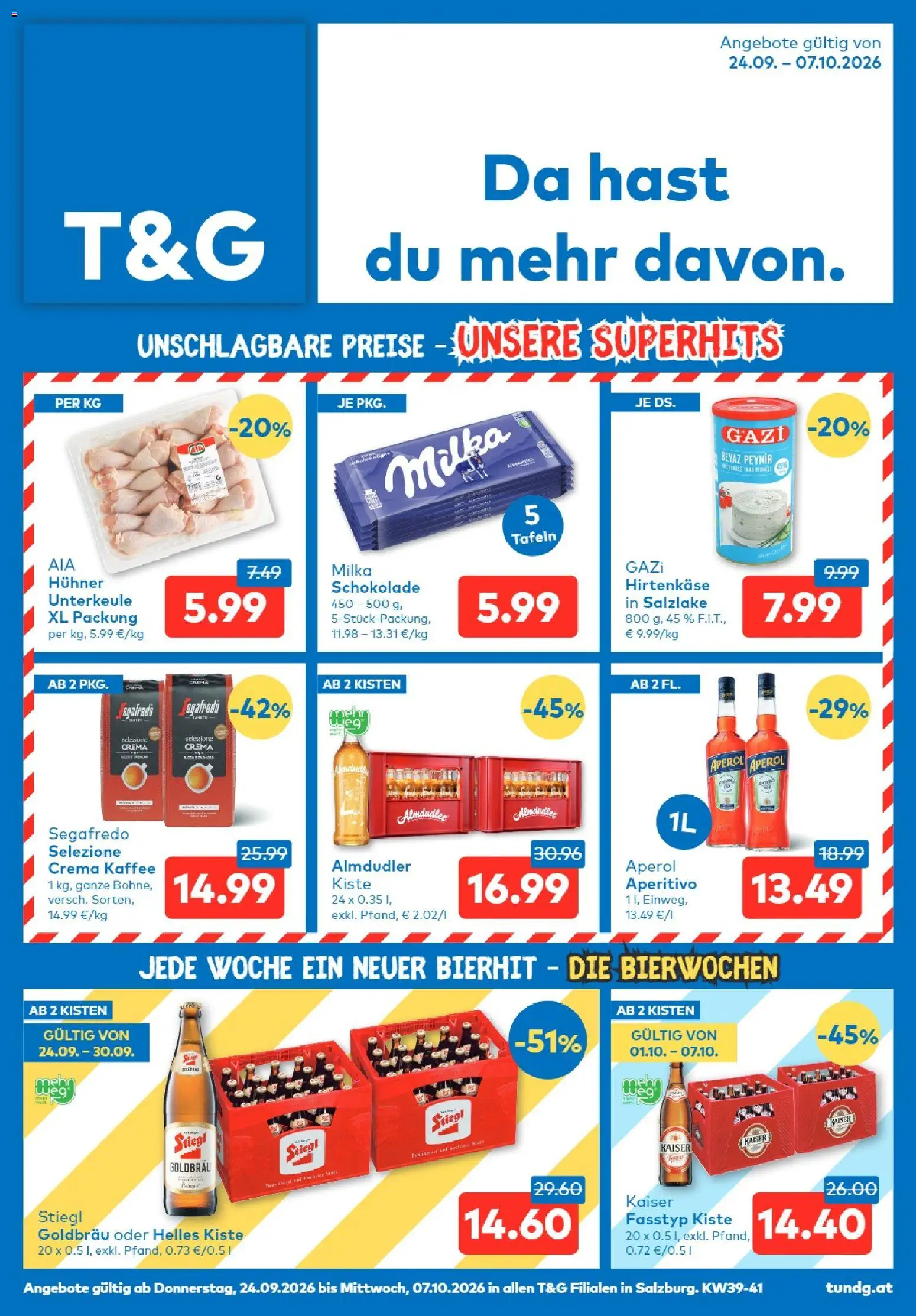 T&G Flugblatt gültig ab 24.09.2026 | Seite: 1