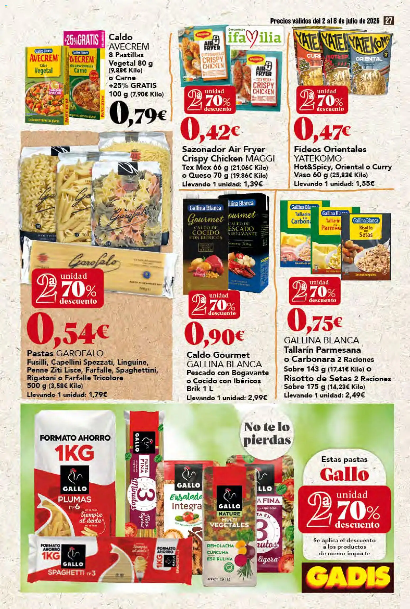 Gadis folleto │ válido desde el 02/07/2026 | Página: 27