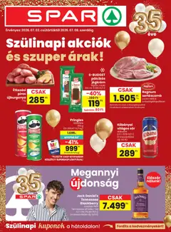Spar akciós újság - amely érvényes a következő dátumtól: 2026.07.02.