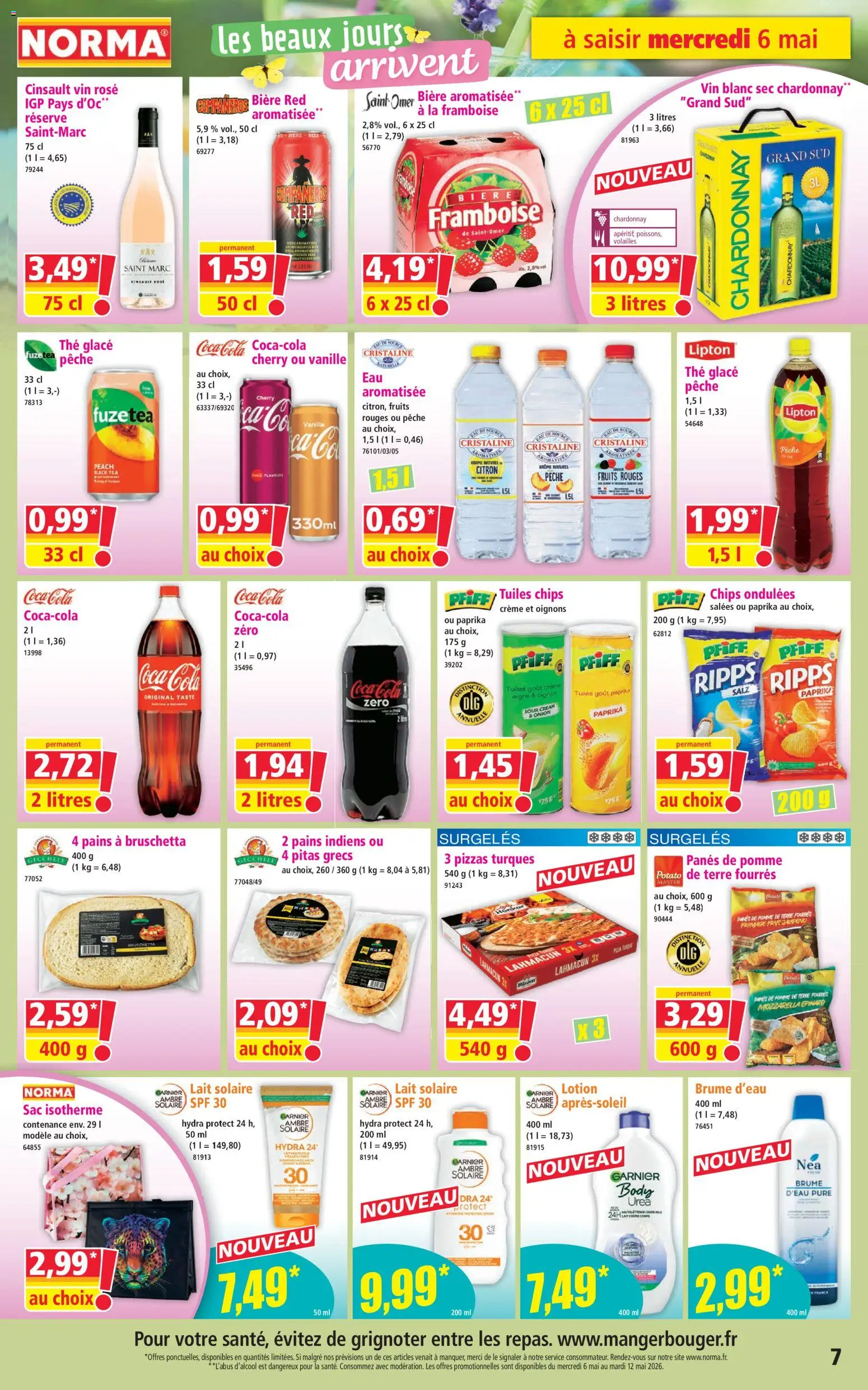 {H1} | Page: 7 | Produits: Pomme, Lait, Fromage, Oignons