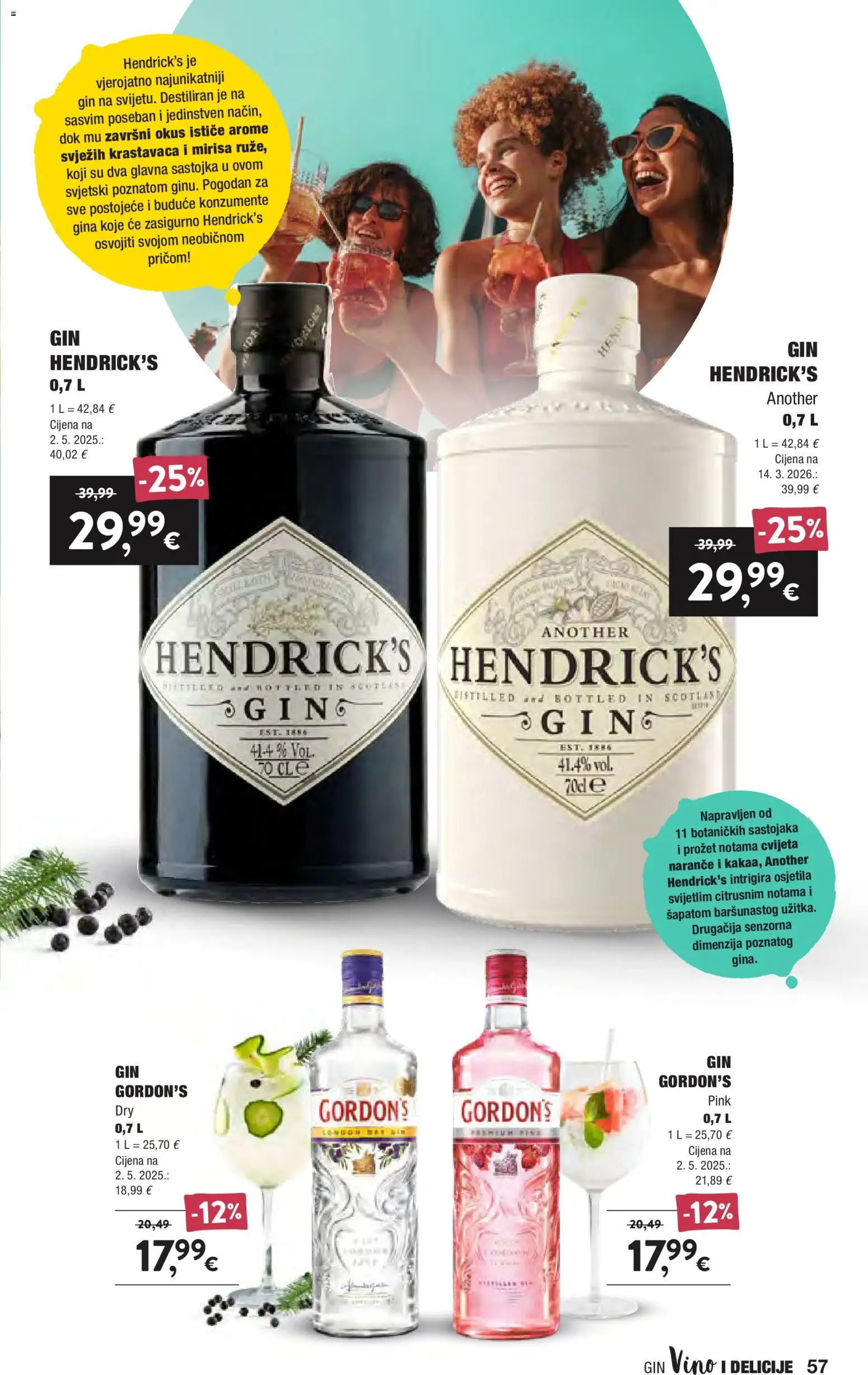 Interspar katalog | vrijedi od 16.09.2026 | Stranica: 57 | Proizvodi: Gin, Vino, Naranče