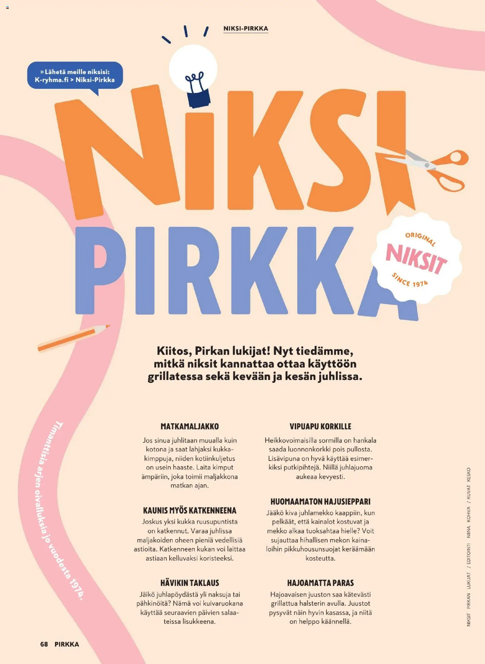 K-Supermarket tarjoukset - Pirkka – voimassa 06.05.2026 alkaen | Sivu: 68 | Tuotteet: Juhlamekko, Voi, Mekko