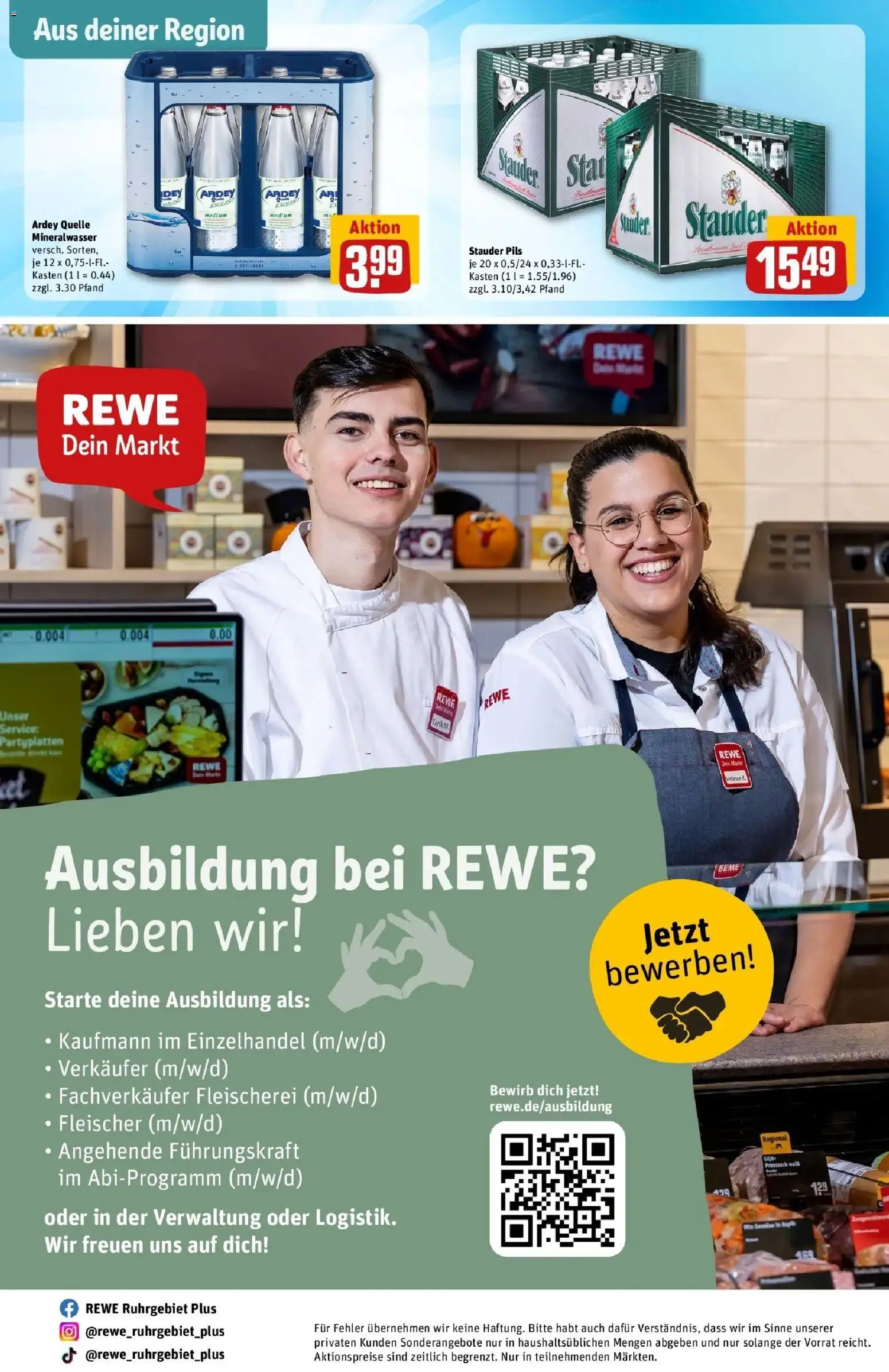 Rewe Prospekt Schwerte – gültig ab 17.05.2026 | Seite: 31 | Produkte: Pils, Mineralwasser