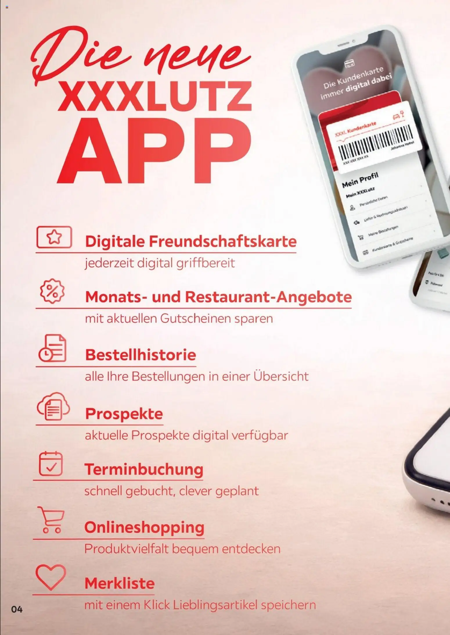 XXXLutz Freundschaftskartenjournal – gültig ab 01.08.2026 | Seite: 4