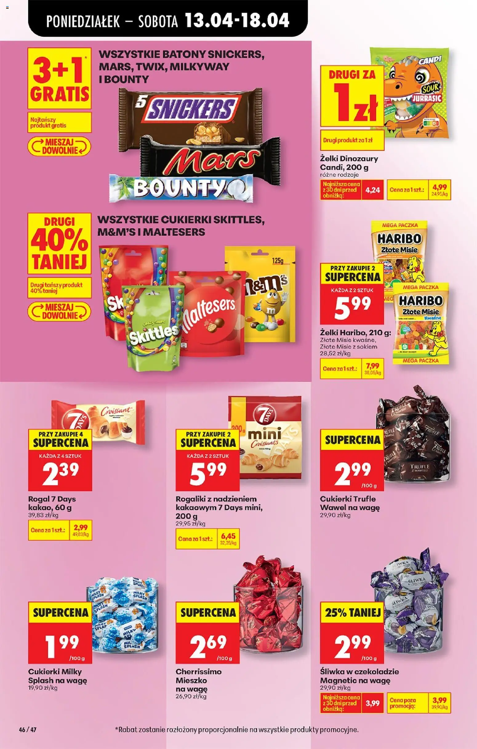 Biedronka Polsko leták od 13.04.2026 | Strana: 56 | Produkty: Haribo, Skittles, Croissant