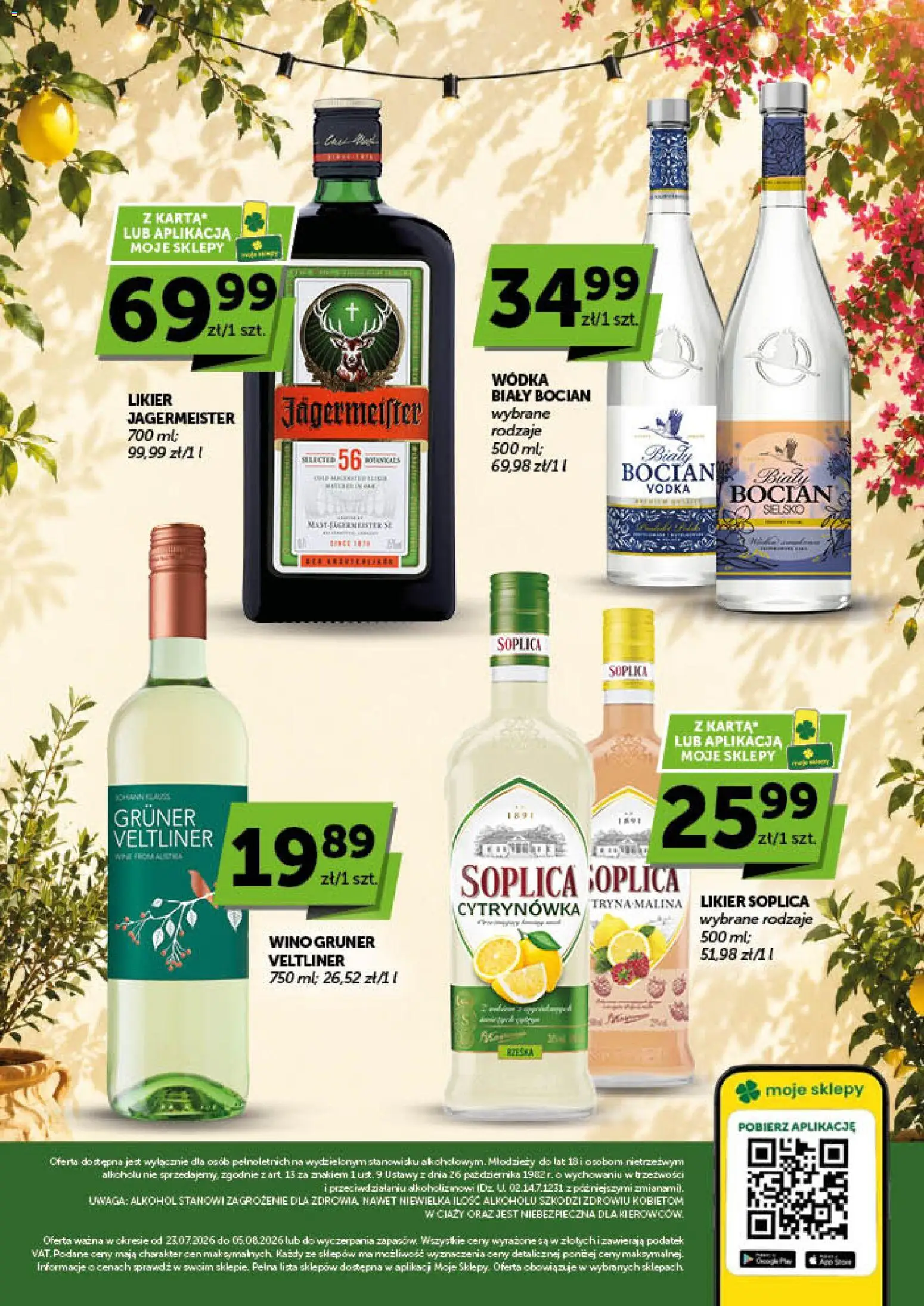 Groszek gazetka alkoholowa od 23.07.2026 | Strona: 2 | Produkty: Karta, Vodka, Wino, Wódka