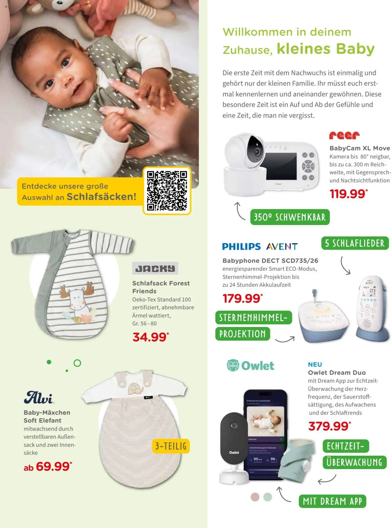 BabyOne Prospekt 	 – gültig ab 10.02.2026 | Seite: 16 | Produkte: Kamera, Philips, Schlafsack