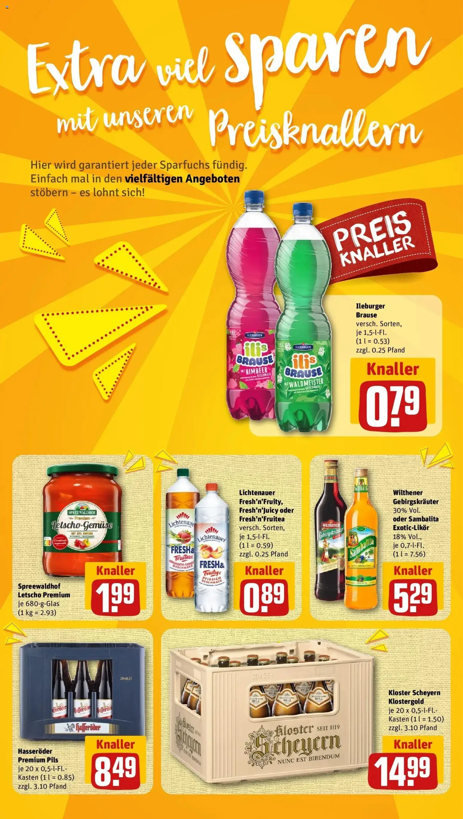 REWE Prospekt ab 07.09.2026 zum Blättern » Angebote | Seite: 10 | Produkte: Wilthener, Pils, Paprika, Hasseröder