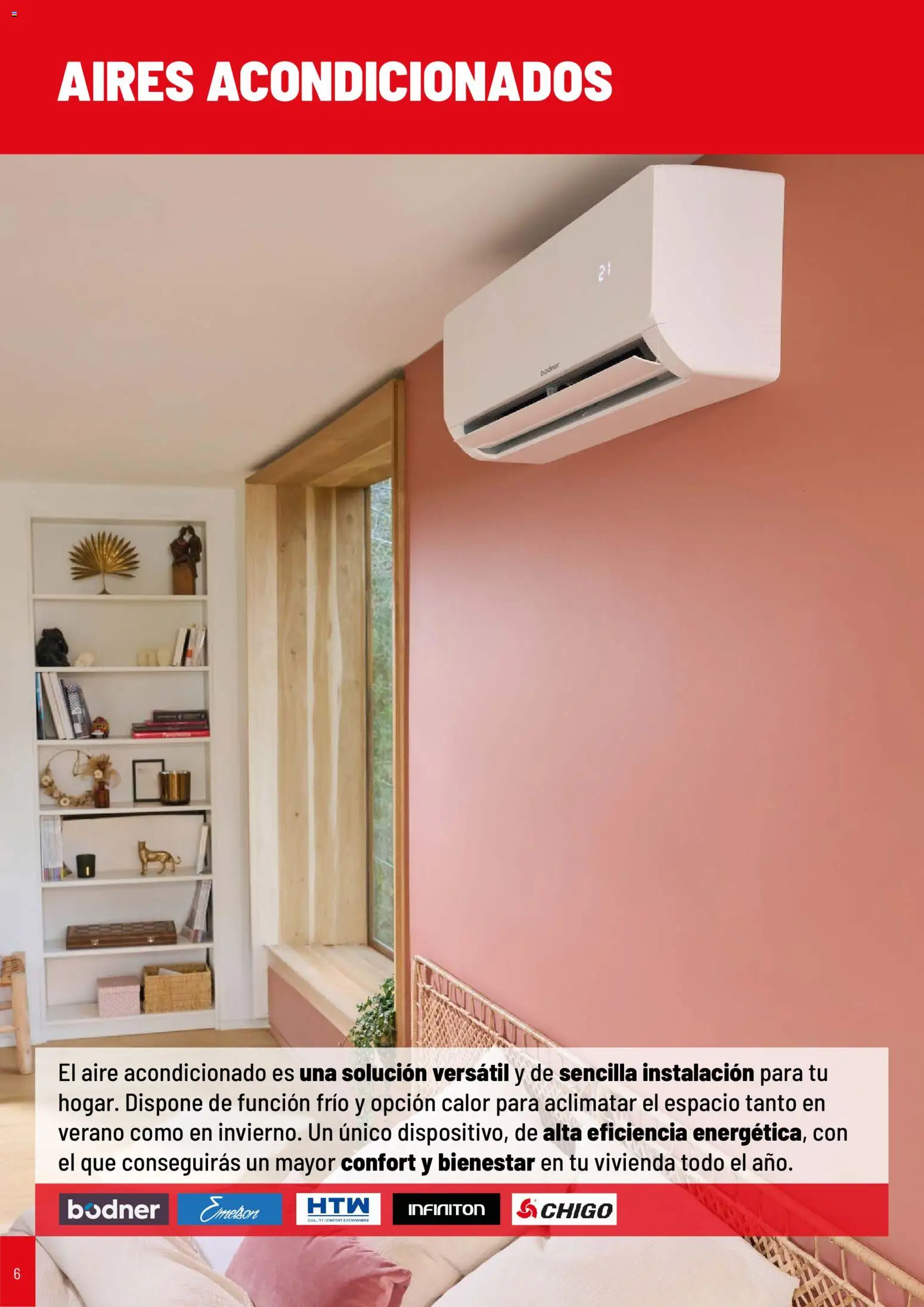 Brico Depôt Catálogo Climatización 2026 │ válido desde el 04/05/2026 | Página: 6 | Productos: Aire acondicionado