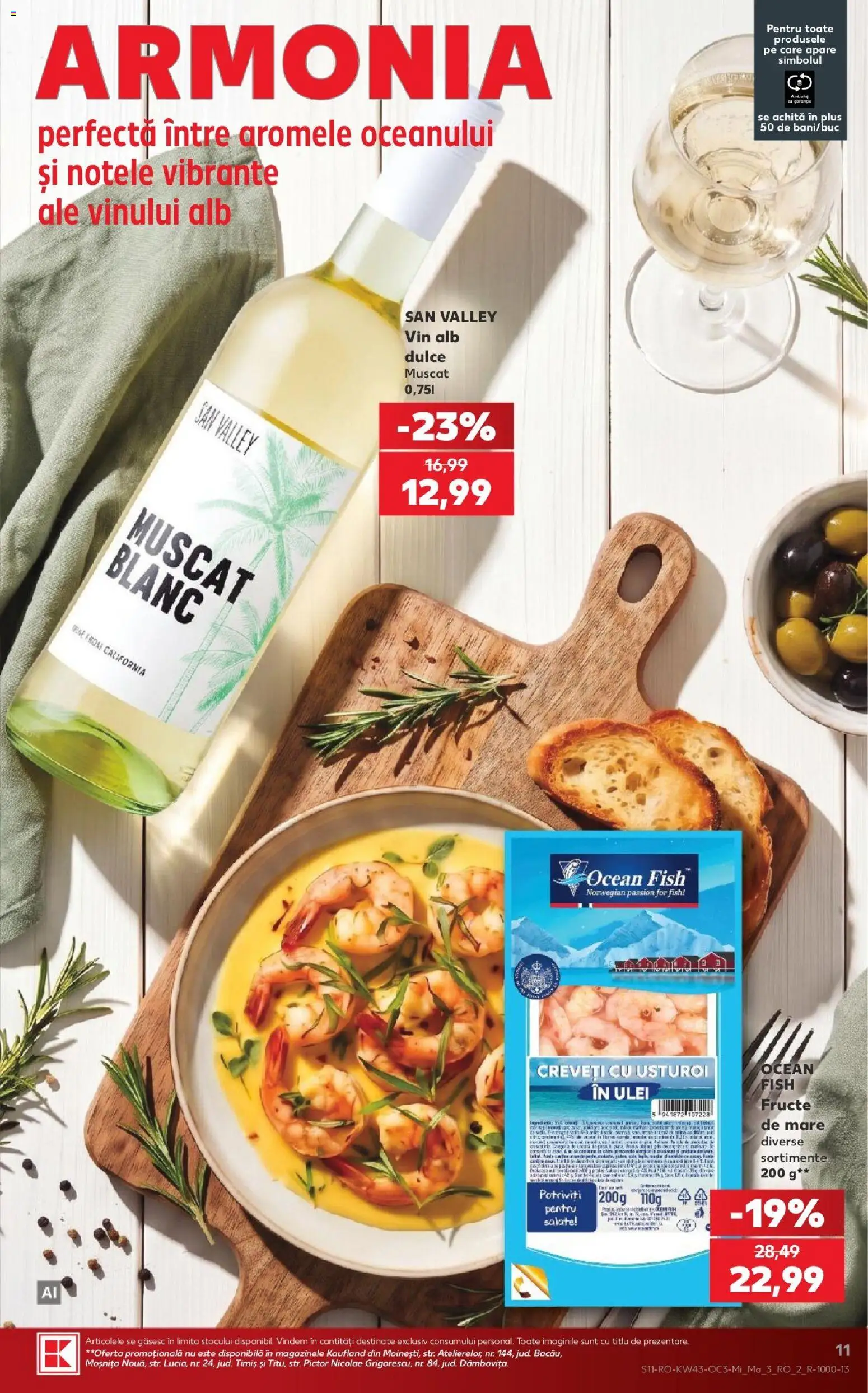 Noul catalog Kaufland – valabil de la 21.10.2026 | Pagină: 11 | Produse: Vin alb, Vin, Plus, Usturoi