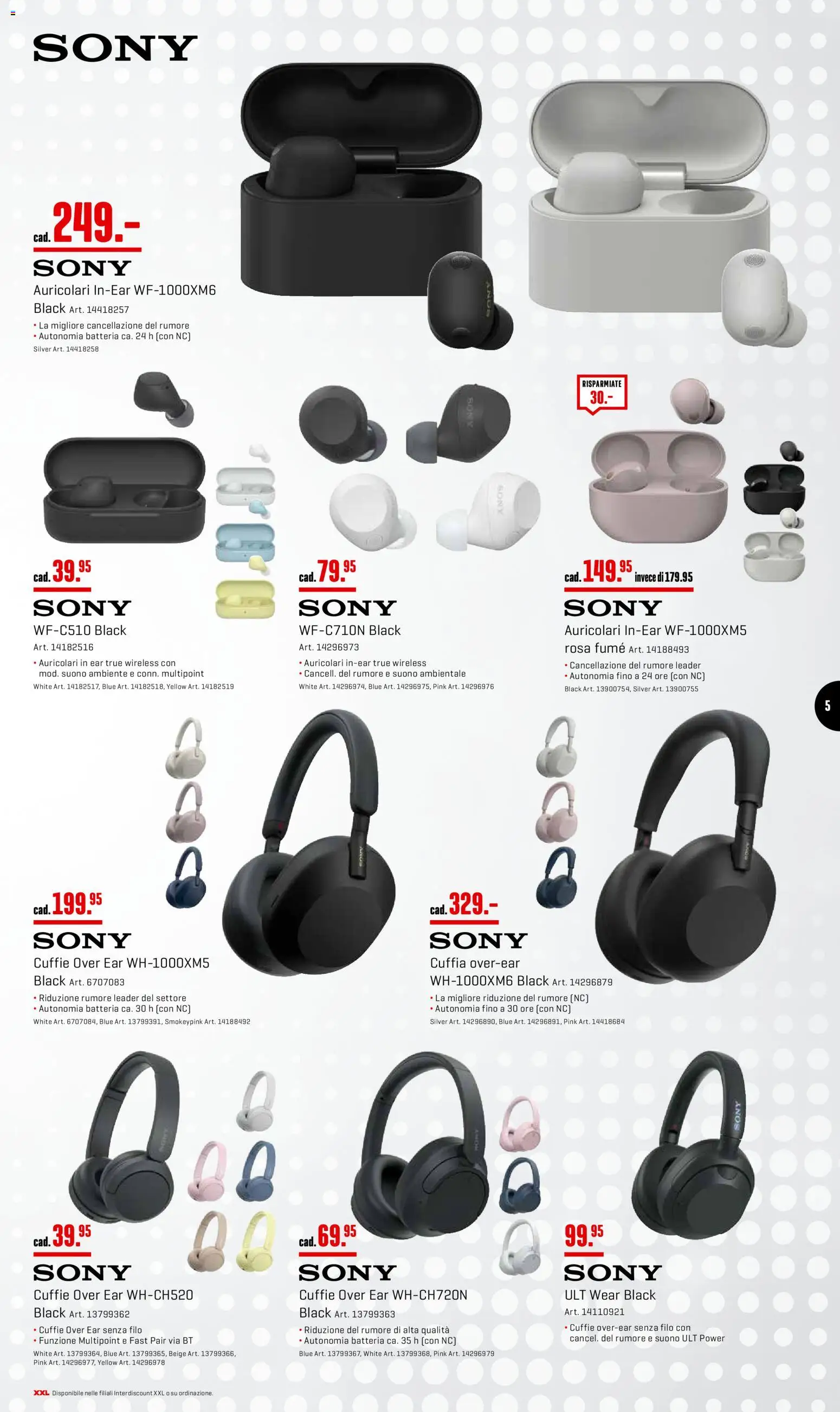Interdiscount aktionen Hit Della Settimana – gültig ab 11.05.2026 | Seite: 5 | Produkte: Sony