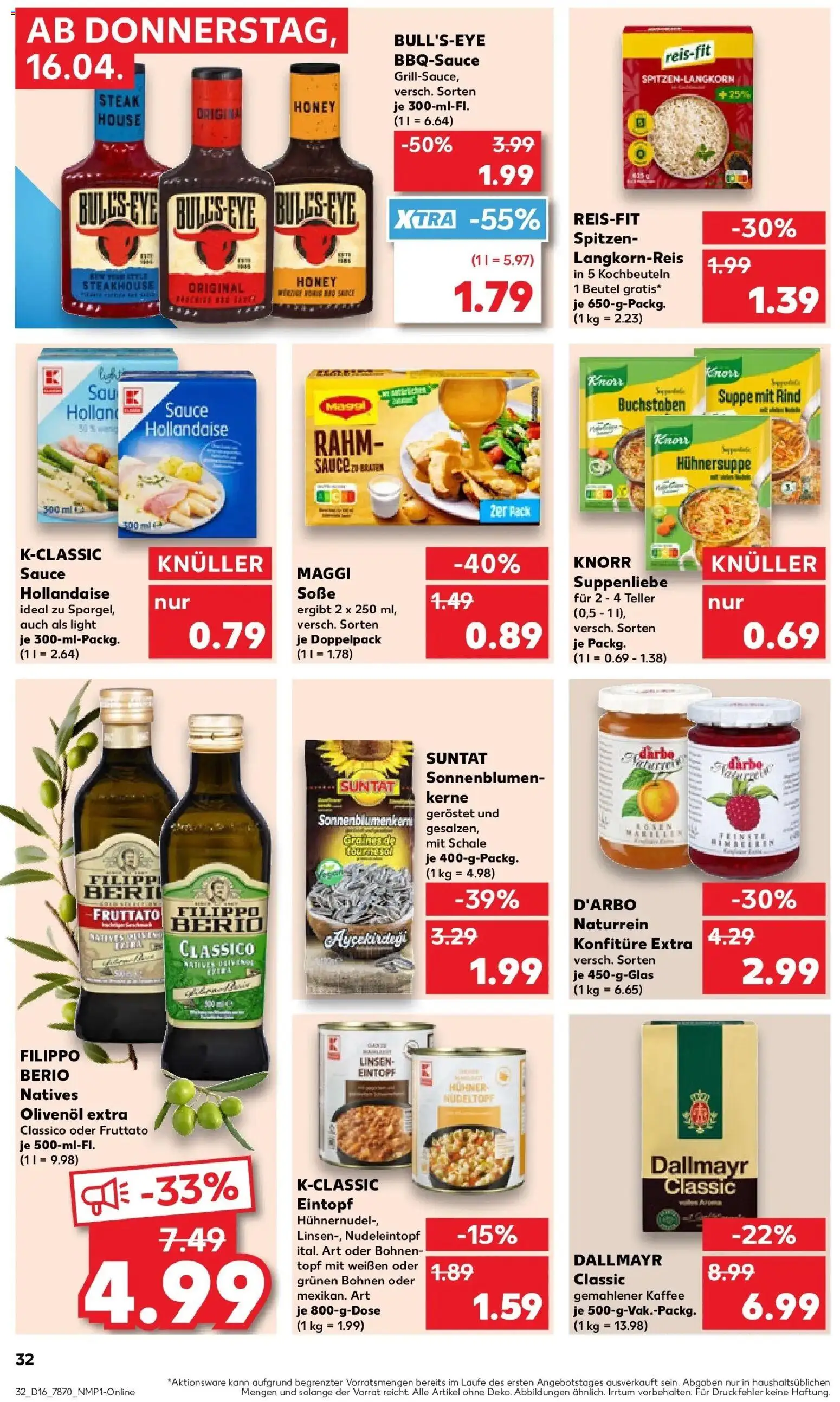 Kaufland Prospekt Sindelfingen	 – gültig ab 13.04.2026 | Seite: 44 | Produkte: Maggi, Kaffee, Dallmayr, Steak