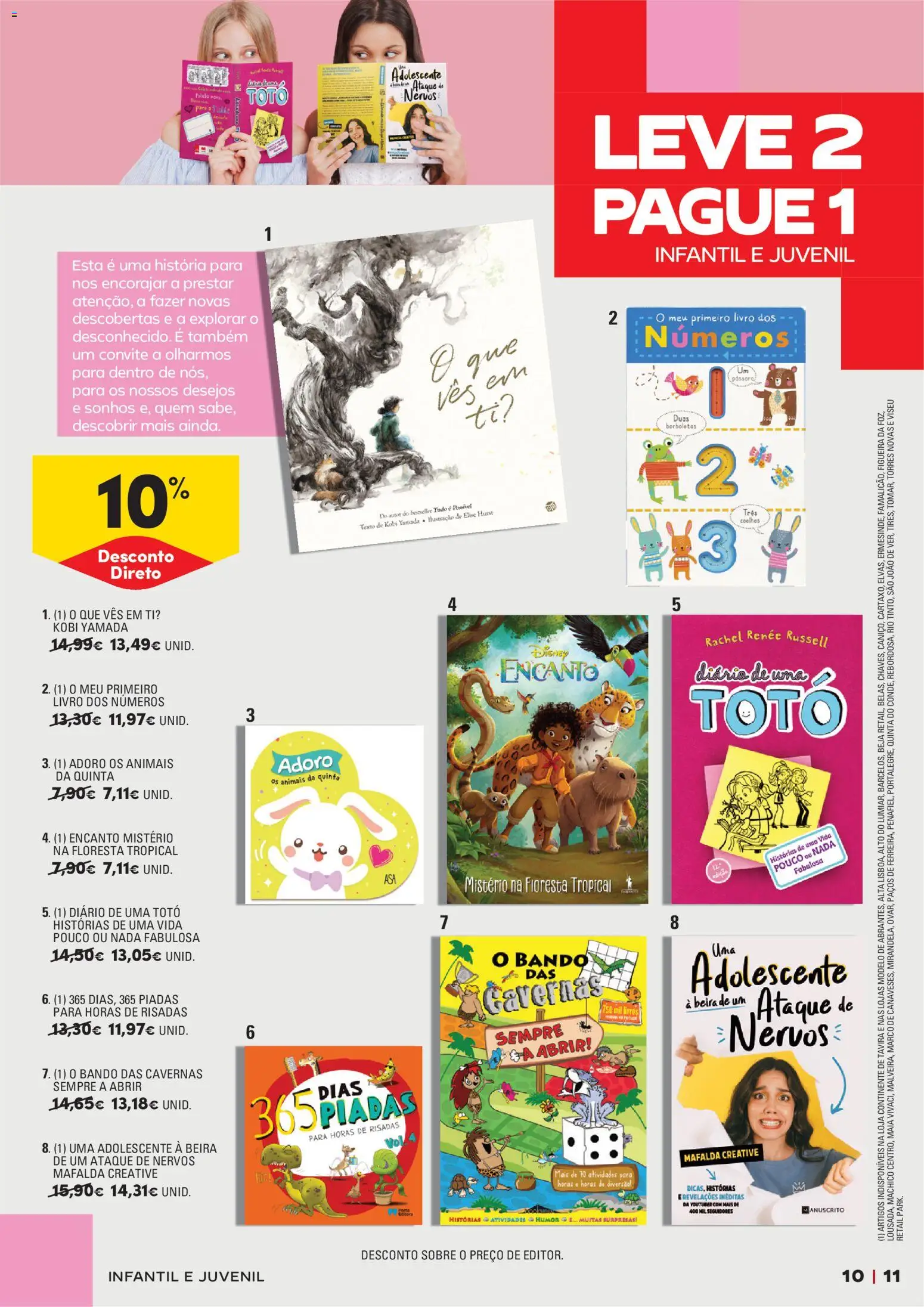 Continente - Feira do Livro  Abre espaço para a distração │ válido de 23/06/2026 | Página: 11