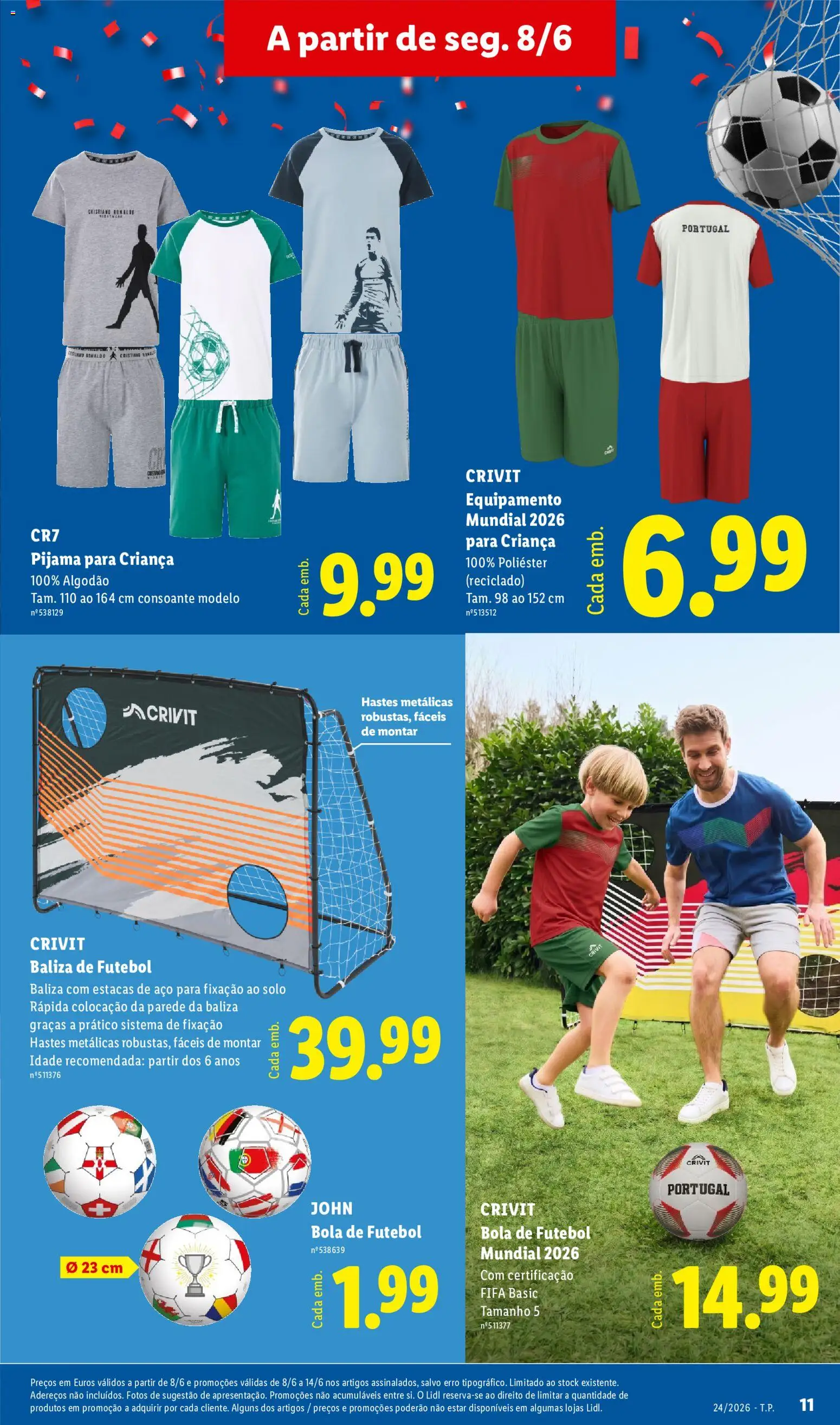 Lidl Novidades │ válido de 08.06.2026 | Página: 11 | Produtos: Algodão