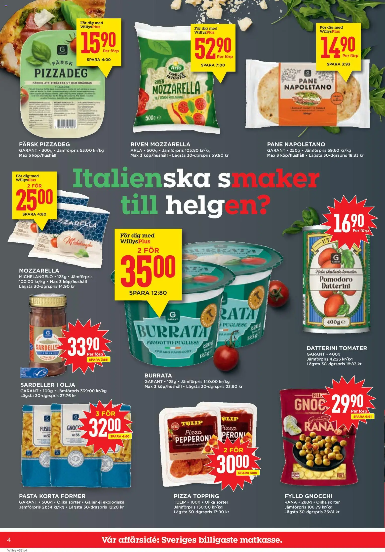 Willys reklamblad aktuell från 02/08/2026 | Sida: 4