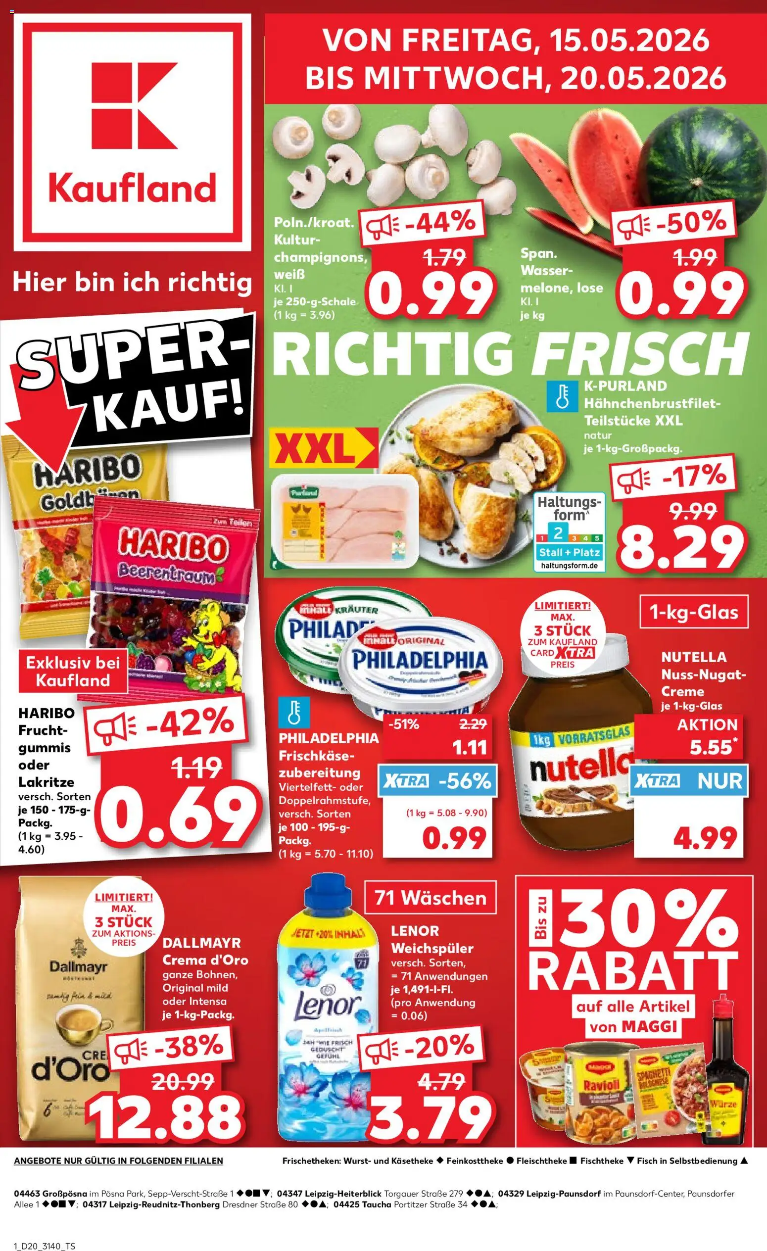 Kaufland Prospekt Leipzig	 – gültig ab 15.05.2026 | Seite: 1