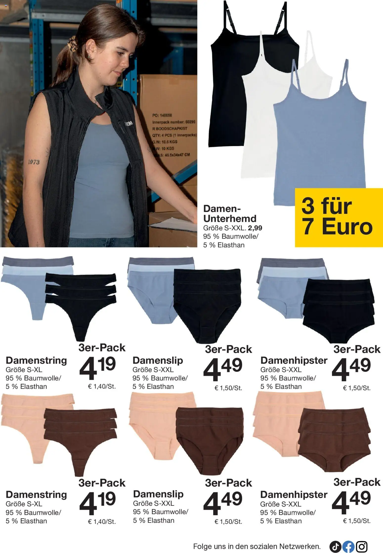 Zeeman Prospekt – gültig ab 22.08.2026 | Seite: 19 | Produkte: Unterhemd