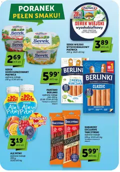 Pogląd oferty "ABC gazetka - Minimarket" - ważna od 25.06.2026 | Strona: 15 | Produkty: Serek homogenizowany waniliowy, Serek, Kabanosy, Serek wiejski