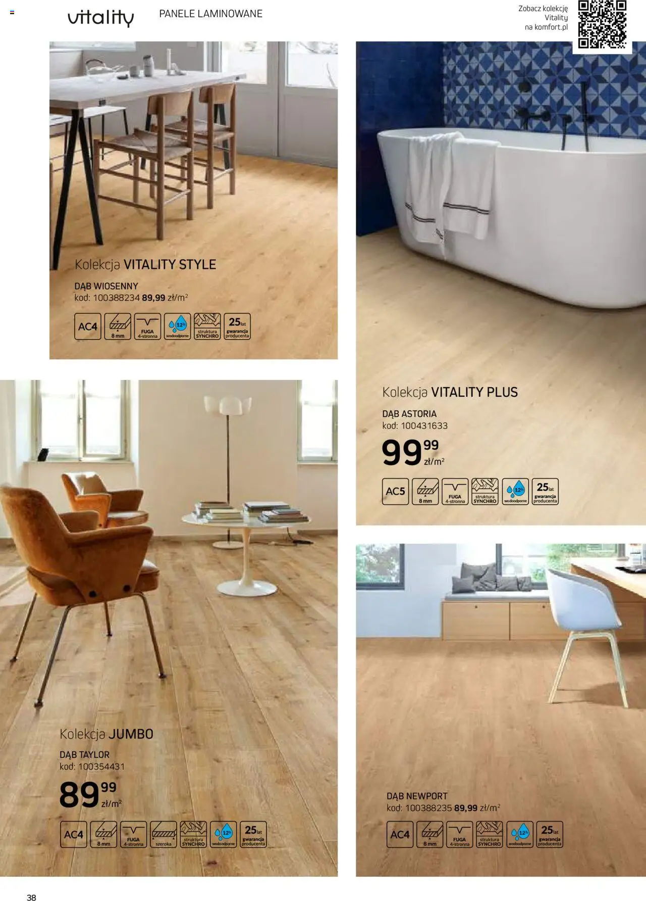 Komfort Gazetka - Katalog Podłogi I Drzwi od 26.06.2024 | Strona: 38