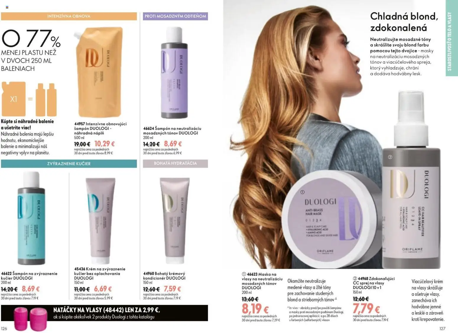 Nové Oriflame akcie – leták je platný od 19.08.2026 | Strana: 64 | Produkty: Šampón, Kondicionér, Maska, Krém