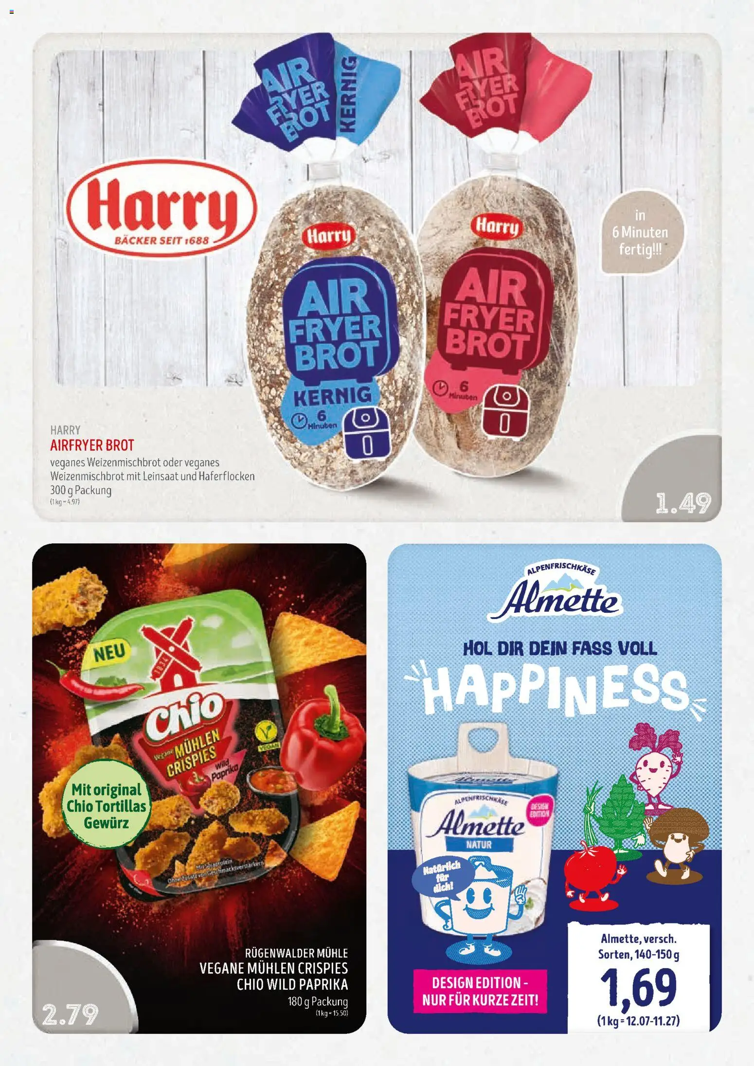 Edeka Struve Prospekt – gültig ab 06.07.2026 | Seite: 14 | Produkte: Almette, Paprika, Chio tortillas, Brot