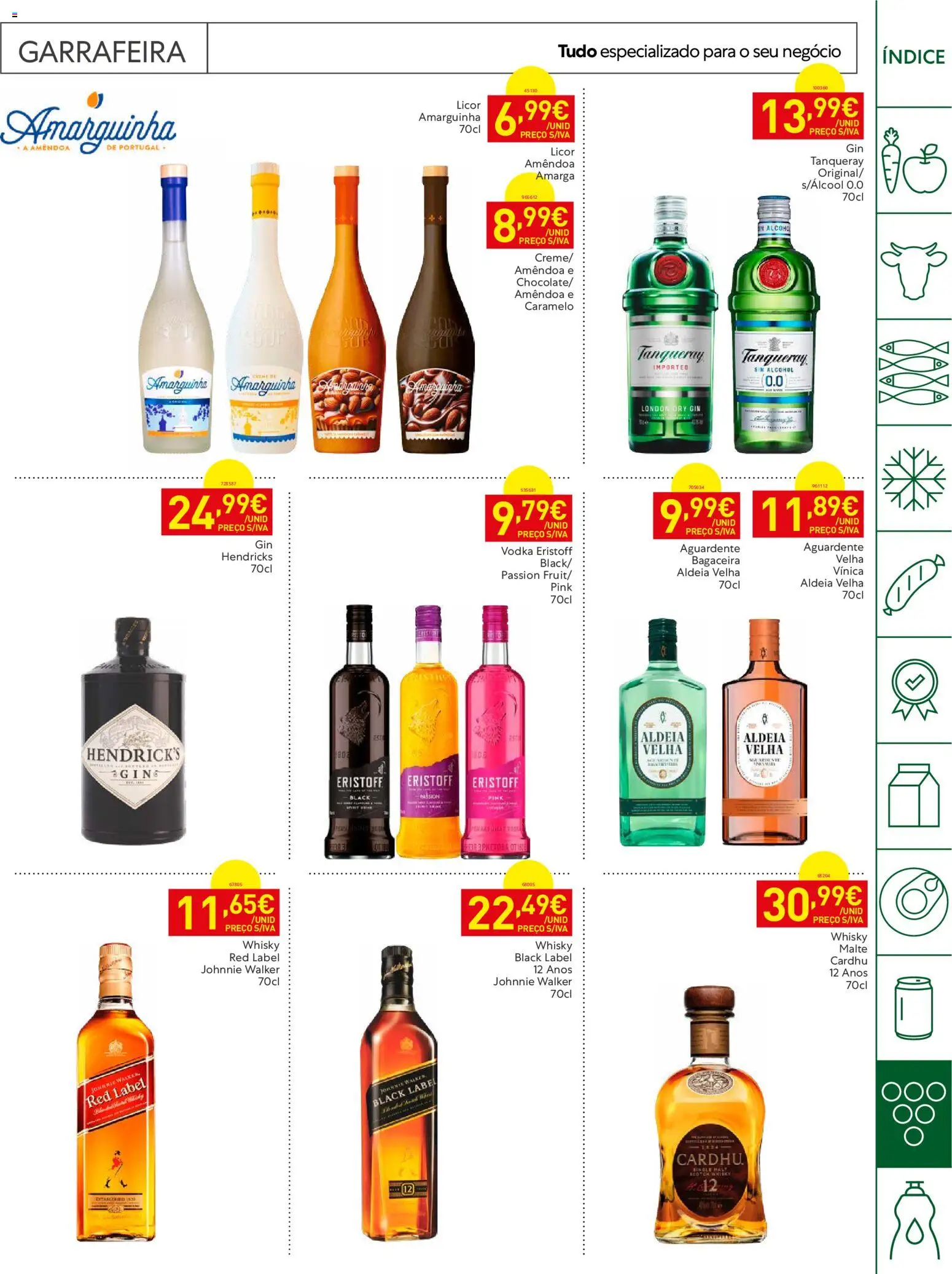 Recheio Horeca Madeira │ válido de 26.05.2026 | Página: 27 | Produtos: Whisky, Licor, Gin, Vodka